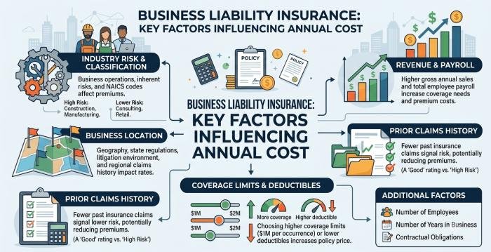 how much does business liability insurance cost