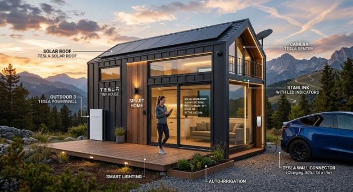 tesla tiny house