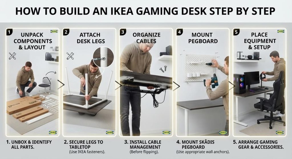 ikea gaming desk
